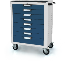 Trolley DVU 968 x 765 x 500 - basic - 8x drawers